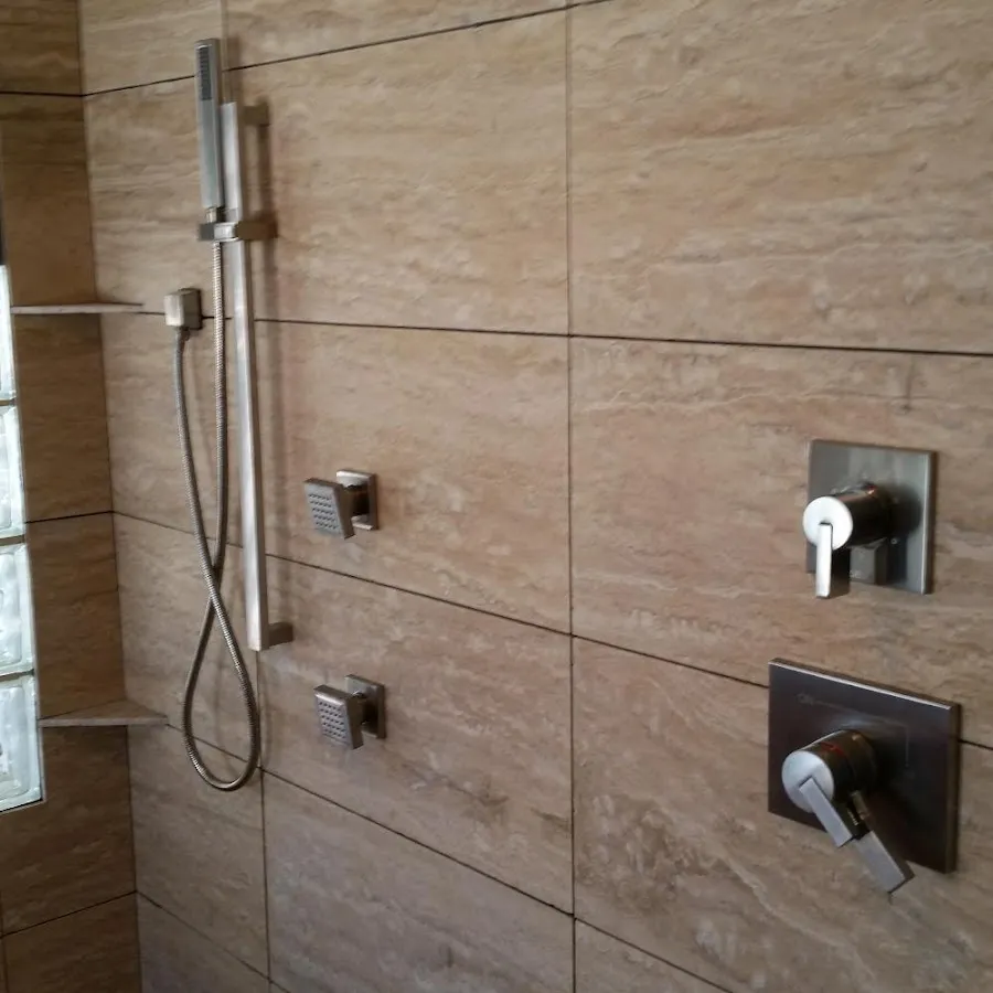 Shower fixture installation for Water Heater Replacement in Lodi